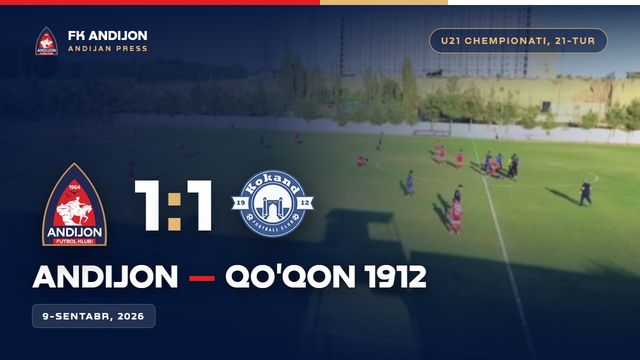 U 21 CHEMPIONATI ANDIJON-QOQON 1912