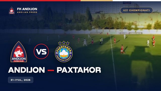 U 21 CHEMPIONATI ANDIJON-PAXTAKOR
