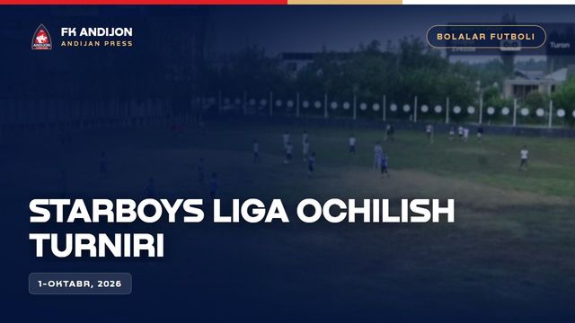 Starboys liga ochilish turniri
