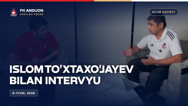 ISLOM TO'XTAXO'JAYEV BILAN INTERVYU