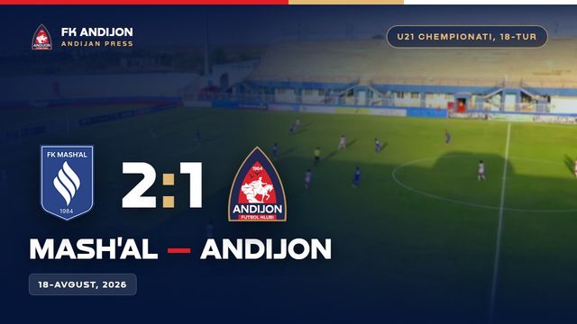 U21 CHEMPIONATI MASH'AL-ANDIJON